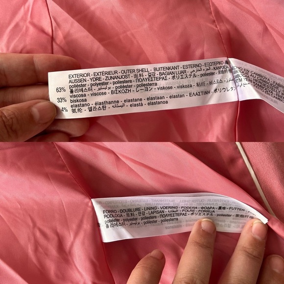 NWT ZARA Pink Single Button Blazer XS / 2 - Picture 4 of 11